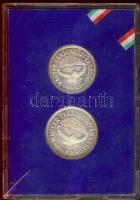 1969. 50Ft Ag + 100Ft Ag "Tanácsköztársaság" pár T:PP Csak 3000db! Eredeti tokban!