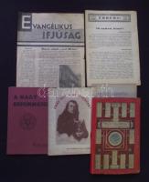 1926 Kincses Kaledáriom (a naptár hiányzik) + 6db klf evangélikus kiadvány