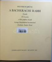 1982 Heinrich Heine: A Bacherachi rabbi - Töredék El Liszickij a Hád gádjához készült tizenegy litográfiájának hasonmásával, Európa Könyvkiadó Bp., kiadói egészvászon kötésben