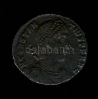 Roman Empire CONSTANTIUS I 324-361. Br coin "FEL TEMP REPARATIO" standing soldier spears a...