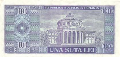 Románia 1966. 100L (2x) egymásutáni sorszámmal T:III / 
Romania 1966. 100 Lei (2x) sequential serial...