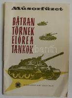 Bátran törnek előre a tankok- Társasjátékok katonafiatalok részére. Néphadsereg Módszertani Osztálya 1964.