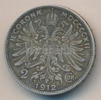 Ausztria 1912. 2K Ag T:2- Austria 1912. 2 Corona Ag C:VF