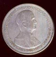 1930. 5P Ag "Horthy jobbra" T:3 ph.