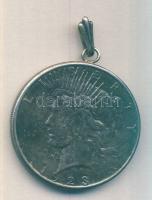 USA 1923. 1$ Ag "Peace" T:3 f.
USA 1923. 1 Dollar Ag "Peace" C:F eared