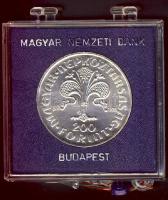 1978. 200Ft Ag "Első magyar aranyforint" T:BU Eredeti plombált MNB plasztiktokban!