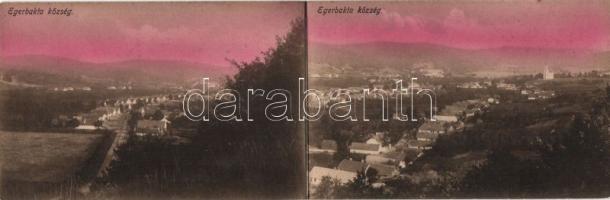 Egerbakta dupla képeslap