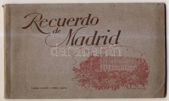 cca 1900 Madrid képes füzet 24 képpel / Madrid booklet with 24 pictures 20x13cm