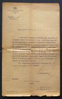 1881-1922  Verő György színész, karmester, rendező szerződése a Szegedi színházba, a Népszínházba és a Debreceni színházba mint színész és rendező valamint nyugdíjazási ügyében kelt irat. Ősszesen 5 db okmány aláírásokkal