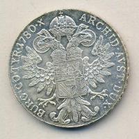 Ausztria 1780SF Tallér Ag "Mária Terézia" utánveret T:2 /  Austria 1780SF Thaler Ag "Maria Theresia" restrike C:XF