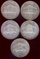 1992. 200Ft Ag "MNB" (5x) T:2