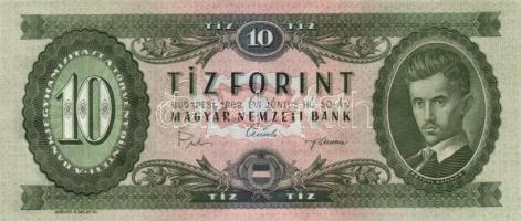 1969. 10Ft (6x) egymás utáni sorszámmal! T:I