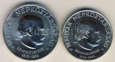 1968. 50Ft Ag + 100Ft Ag "Semmelweis" pár T:BU