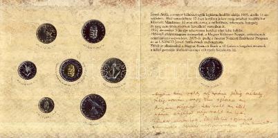 2005. 1Ft-100Ft 7klf db + 10Ft "József Attila" dísztokos szettben T:BU Csak 8000db!