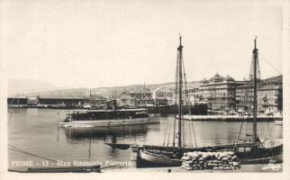 Fiume Emanuele Filiberto quay