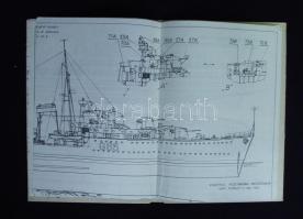 II. világháborús lengyel hadihajó modell tervrajza