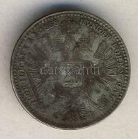 Ausztria 1868. 20Kr Ag T:3 	 Austria 1868. 20 Kreuzer Ag C:F