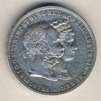 Ausztria 1879. 2G Ag "I.Ferenc József és Erzsébet királynő-Ezüstlakodalom" T:2- ph.
Austri...
