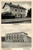 Mosonszentjános vasútállomás és tejszövetkezet