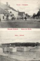 Rajka Fő utca és zsilip