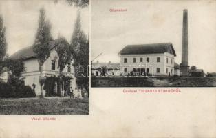 Tiszaszentimre Gőzmalom és Vasútállomás