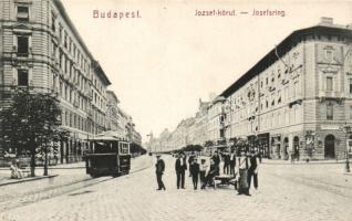 Budapest VIII. József körút villamossal