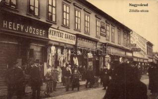 Nagyvárad Zöldfa street shops