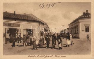 Érmihályfalva Railway street, the shop of Károly Sziky