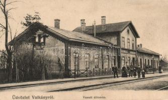 Valkány railway station