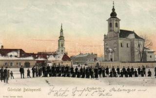 Belényes Erzsébet square