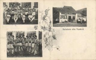 Vaskó with the shop of Kornél Koroj, folklore