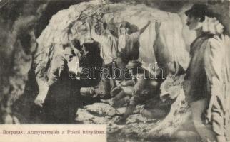 Borpatak Pokolbánya gold mine interior