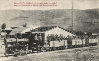 Merény bányatelep Glesinger works, locomotive