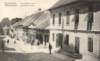 Újvidék Pétervárad Strossmeyer street