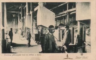 1899 Pribram mine interior, huts
