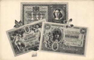 Korona banknotes, mushroom