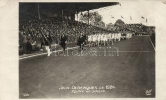 1924 Olympic Games, Swiss team photo (EB)