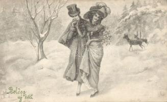 New Year, artist signed