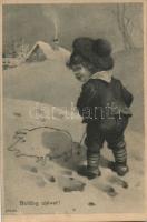 New Year, boy piss, humour