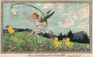 Easter, fairy, artist signed