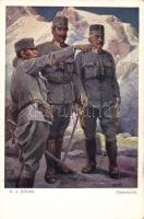 Military WWI Alps unit s: R. A. Höger
