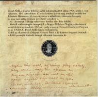2005. 1Ft-100Ft 7klf db + 10Ft "József Attila" dísztokos szettben T:PP Csak 7000db!