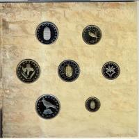 2005. 1Ft-100Ft 7klf db + 10Ft "József Attila" dísztokos szettben T:PP Csak 7000db!