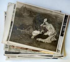 Több, mint 100db művészeti fotó klf méretben épületekről, festményekről a 30-as évekből