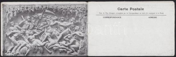 Paris Montmarte Cabaret L´Enfer képeslap füzet (1900 körül)