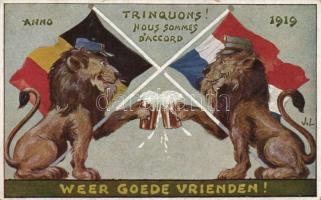 Dutch anti-war propaganda, Belgian-French peace (fl)