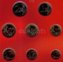 Ausztria 2005. 1c-2 8klf db szettben T:1 Austria 2005. 1 cent- 2 Euro Austrian coin set C:Unc