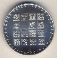 Csehország 2004. 200K Ag "EU csatlakozás" T:BU 10.000db!
Czech Republic 2004. 200 Korun Ag...