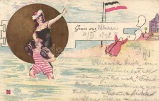 1898 Beach life, Abbazia