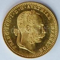 Ausztria 1915. 1D Au "Ferenc József" (3.49g) utánveret T:PP /  Austria 1915. 1 Ducat Au "Franz Joseph I" (3.49g) restrike C:PP